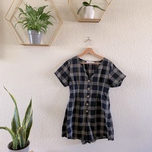 Gingham romper